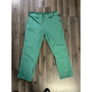 Genuine Black Stallion 38 x 32 FR work pants welding - Flame Resistant Green